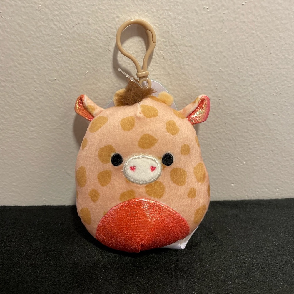 BNWT Squishmallows Zuni the Giraffe Clip 3.5in